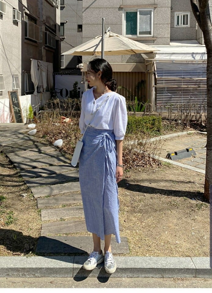 REFRESH - Korean Children Fashion - #Kfashion4kids - Stripes Skirt - 2