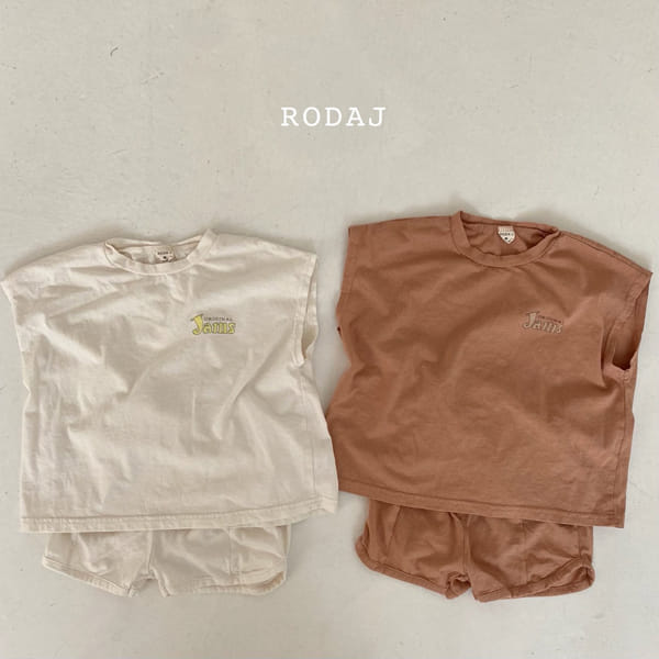 RODA J - Korean Children Fashion - #Kfashion4kids - Jam Top Bottom Set - 2