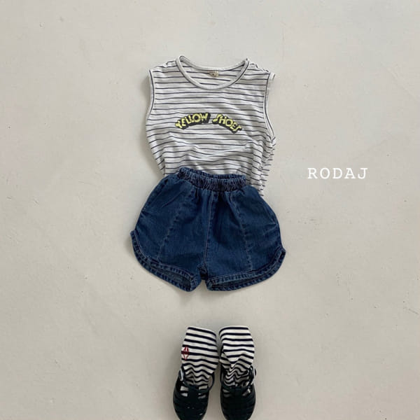 RODA J - Korean Children Fashion - #Kfashion4kids - 809 810 Denim Shorts - 4