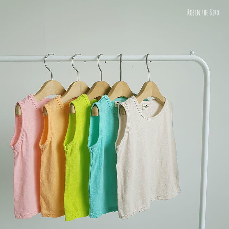 SAEROBIN - Korean Children Fashion - #Kfashion4kids - Slab Sleeveless Tee