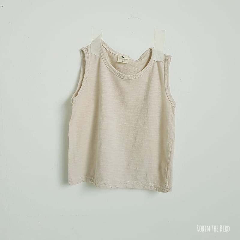 SAEROBIN - Korean Children Fashion - #Kfashion4kids - Slab Sleeveless Tee - 3