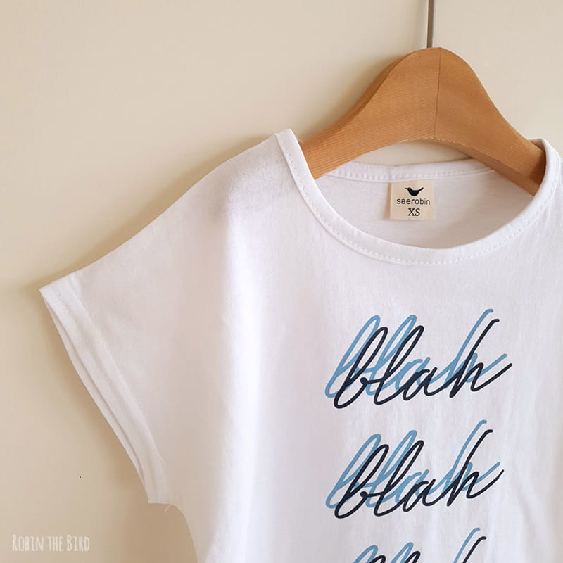 SAEROBIN - Korean Children Fashion - #Kfashion4kids - Blah Blah Tee - 7
