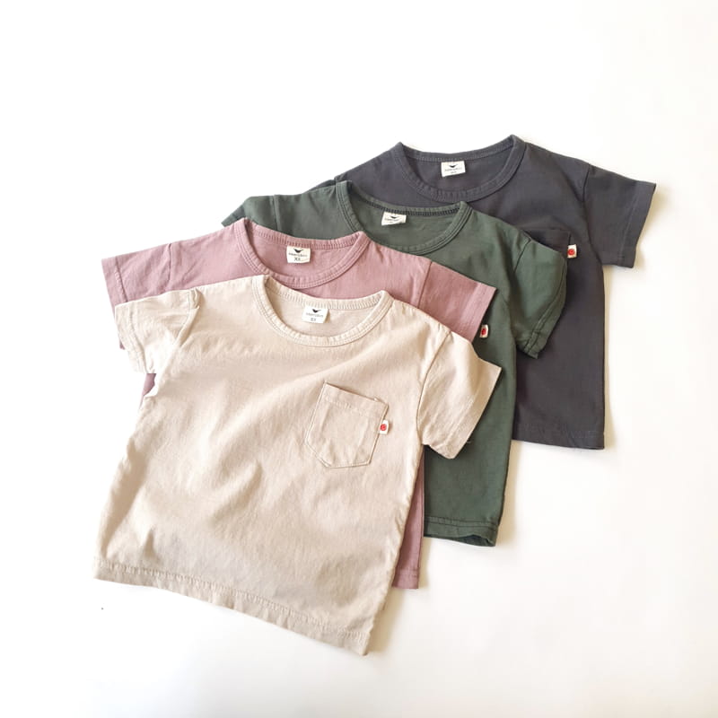 SAEROBIN - Korean Children Fashion - #Kfashion4kids - Pocket Tee