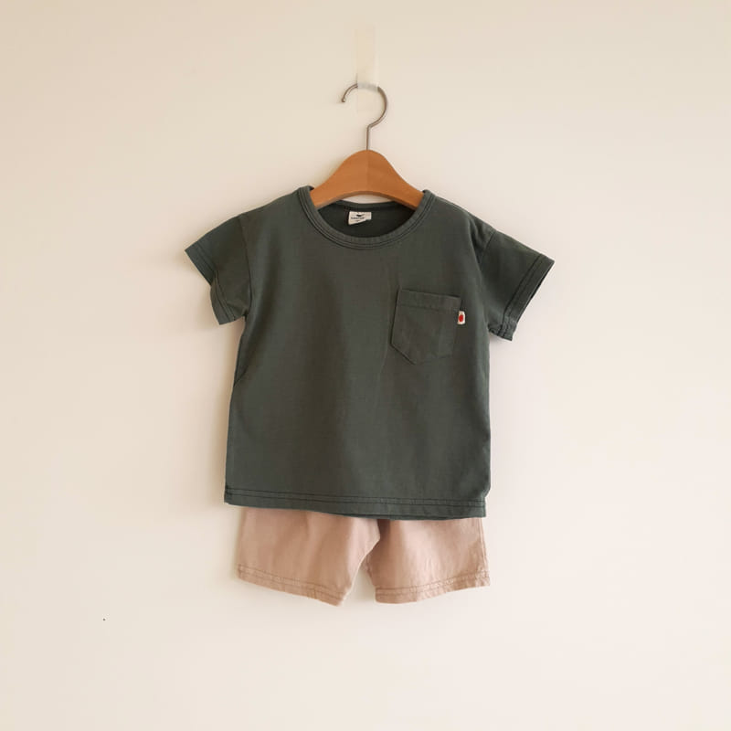 SAEROBIN - Korean Children Fashion - #Kfashion4kids - Pocket Tee - 11