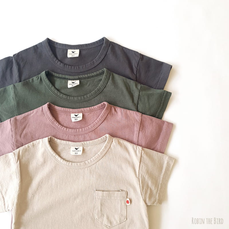 SAEROBIN - Korean Children Fashion - #Kfashion4kids - Pocket Tee - 2