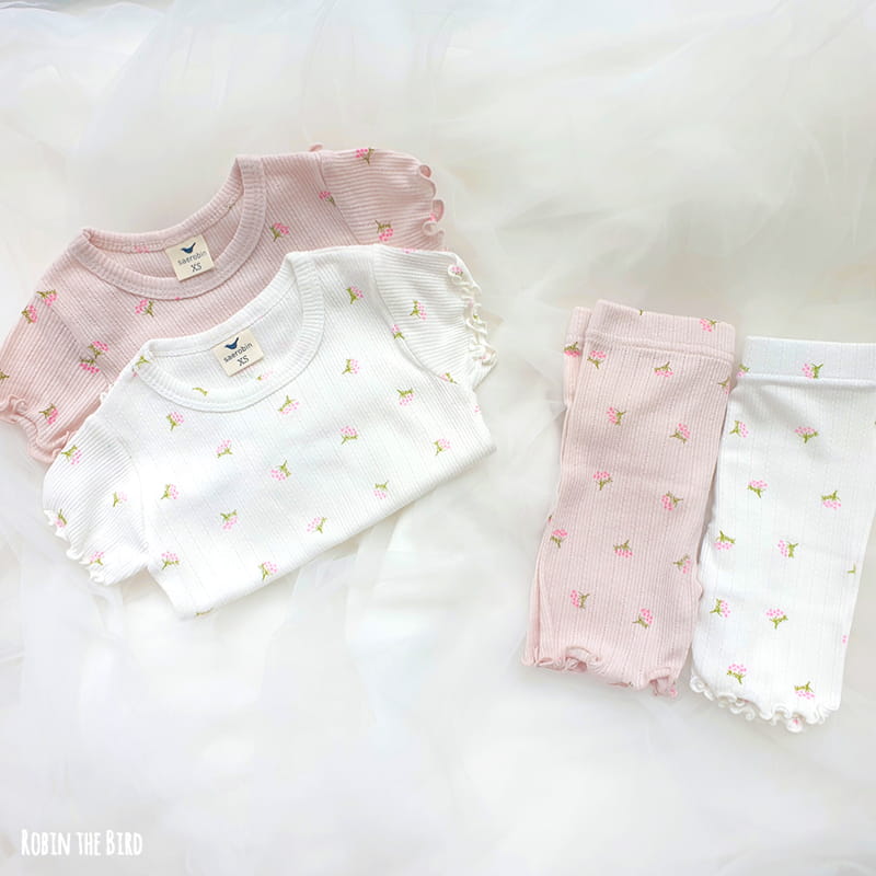 SAEROBIN - Korean Children Fashion - #Kfashion4kids - Berry Flower Easywear - 2