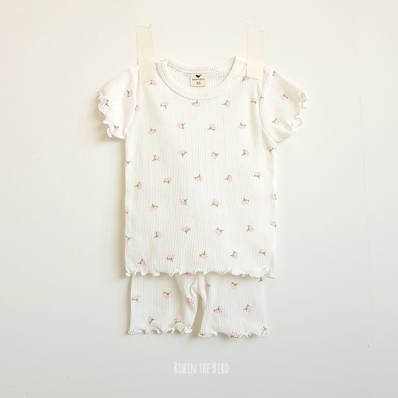 SAEROBIN - Korean Children Fashion - #Kfashion4kids - Berry Flower Easywear - 3