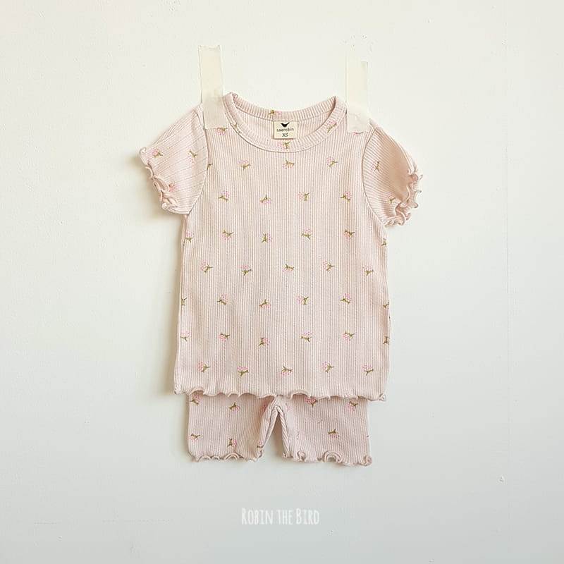 SAEROBIN - Korean Children Fashion - #Kfashion4kids - Berry Flower Easywear - 4