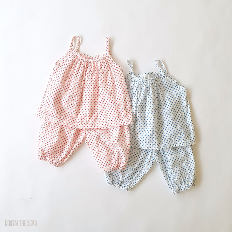 SAEROBIN - Korean Children Fashion - #Kfashion4kids - Heart String Sleeveless Top Bottom Set - 11