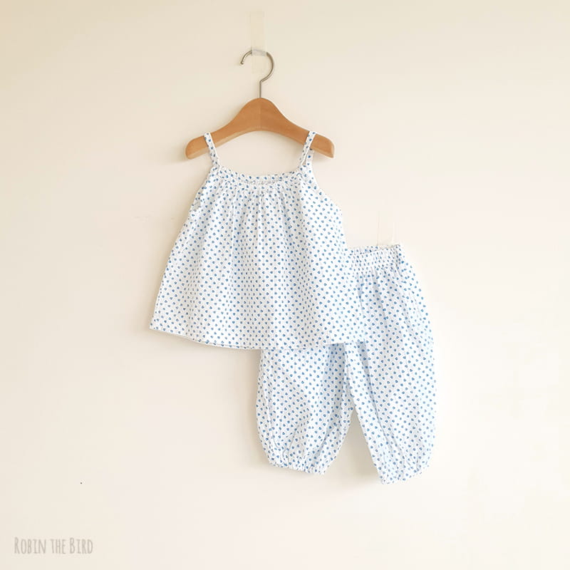 SAEROBIN - Korean Children Fashion - #Kfashion4kids - Heart String Sleeveless Top Bottom Set - 4