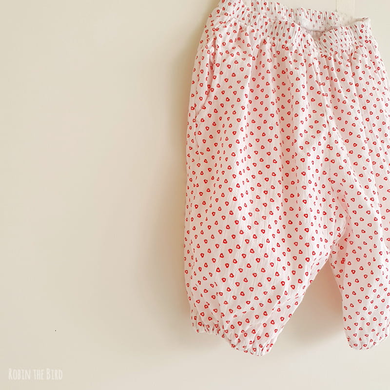 SAEROBIN - Korean Children Fashion - #Kfashion4kids - Heart String Sleeveless Top Bottom Set - 8