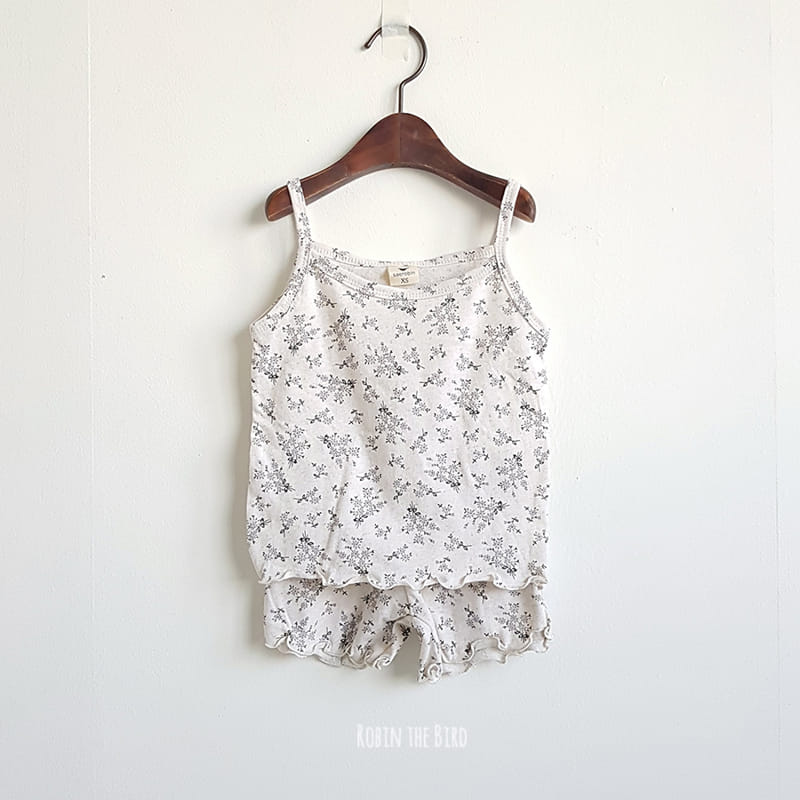 SAEROBIN - Korean Children Fashion - #Kfashion4kids - Linen Flower String Sleeveless Easywear - 3
