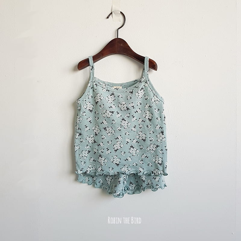 SAEROBIN - Korean Children Fashion - #Kfashion4kids - Linen Flower String Sleeveless Easywear - 5