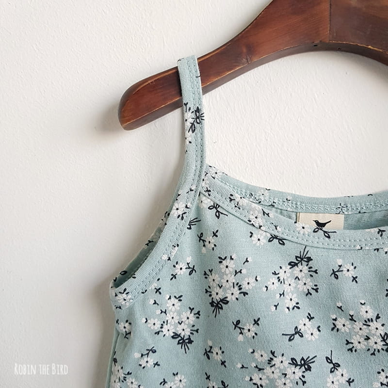 SAEROBIN - Korean Children Fashion - #Kfashion4kids - Linen Flower String Sleeveless Easywear - 6