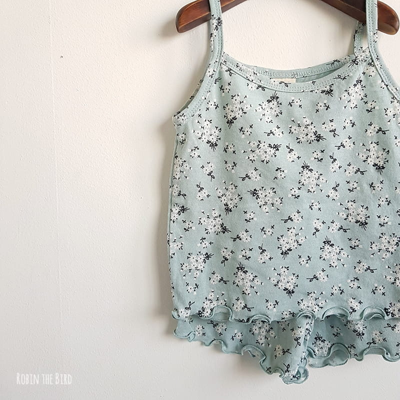 SAEROBIN - Korean Children Fashion - #Kfashion4kids - Linen Flower String Sleeveless Easywear - 8