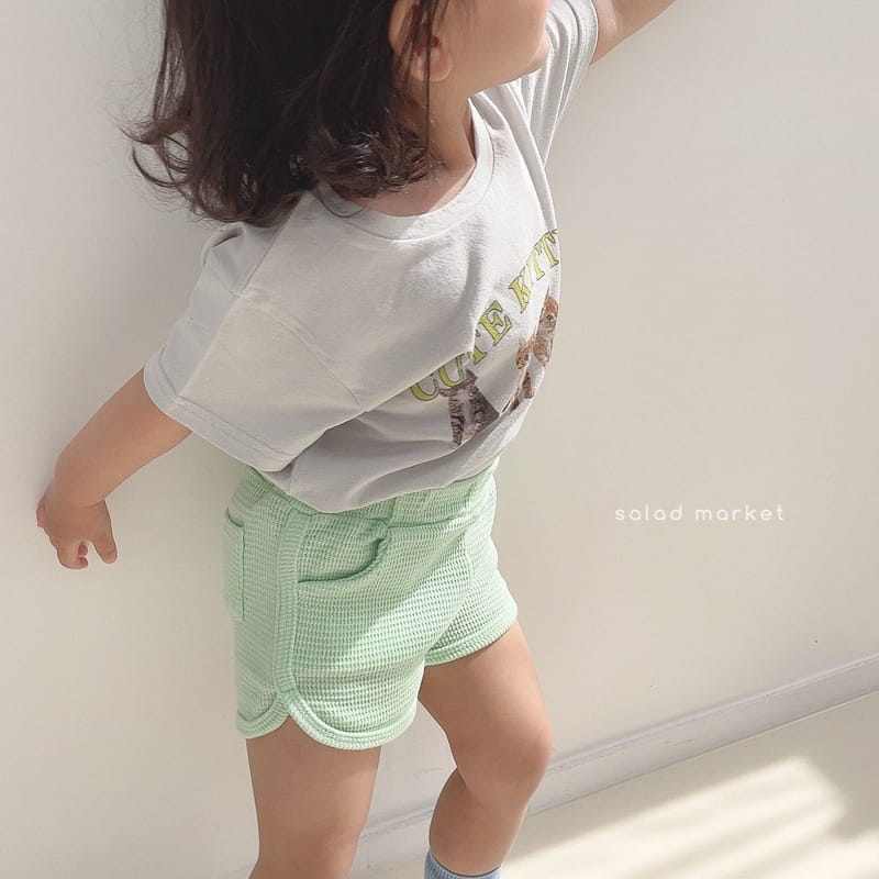 SALAD MARKET - Korean Children Fashion - #Kfashion4kids - Waffle Shorts - 5