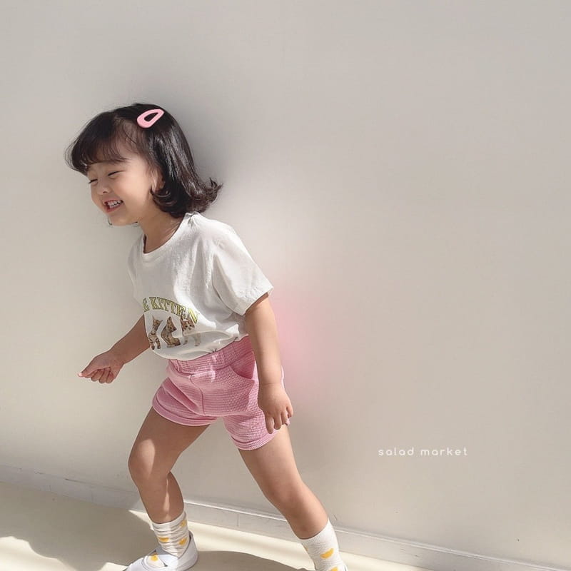 SALAD MARKET - Korean Children Fashion - #Kfashion4kids - Waffle Shorts - 7