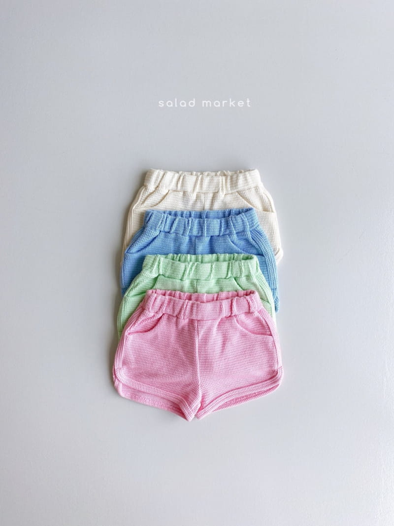 SALAD MARKET - Korean Children Fashion - #Kfashion4kids - Waffle Shorts - 9