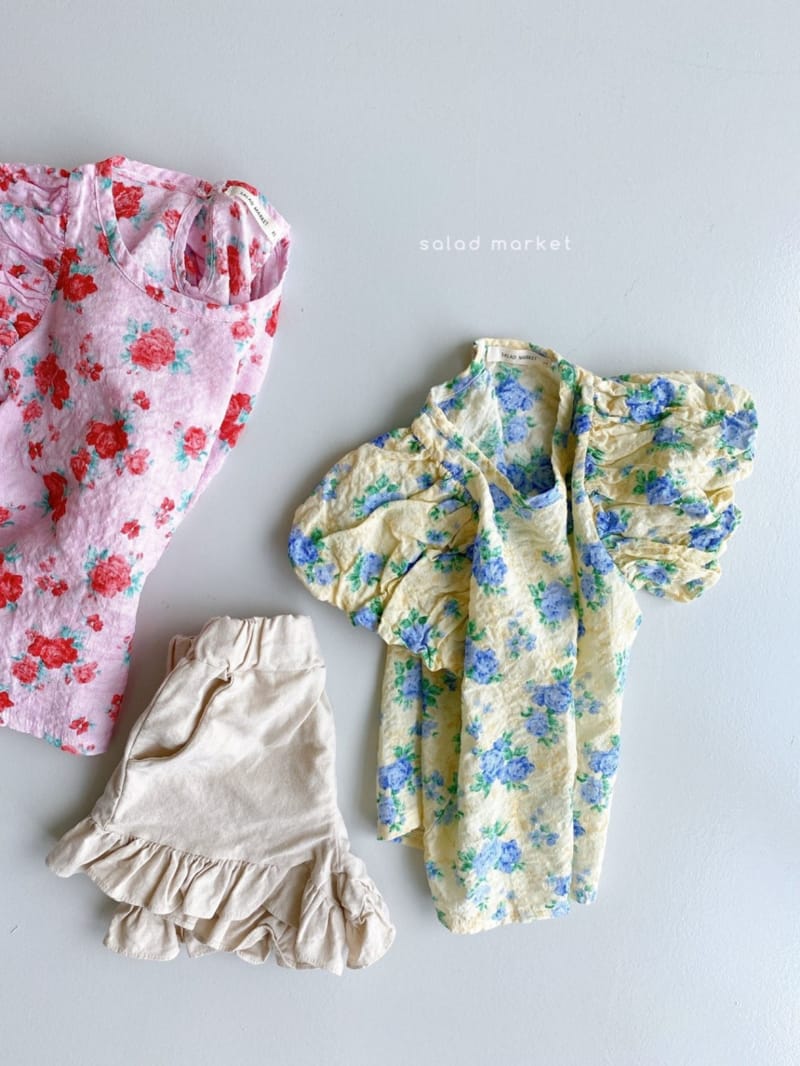 SALAD MARKET - Korean Children Fashion - #Kfashion4kids - Rose Blouse