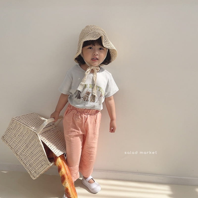 SALAD MARKET - Korean Children Fashion - #Kfashion4kids - Cat Tee