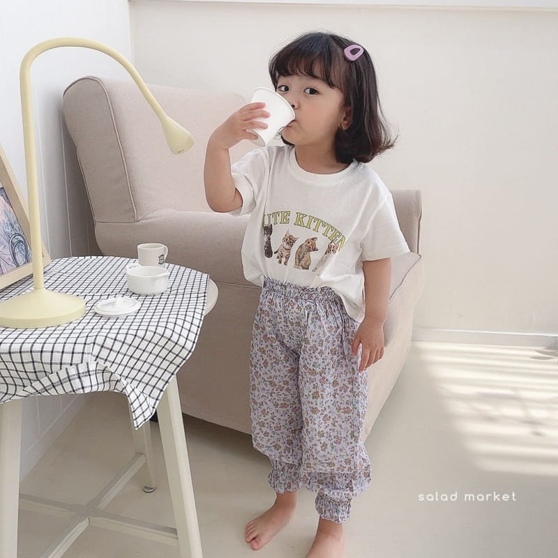 SALAD MARKET - Korean Children Fashion - #Kfashion4kids - Cat Tee - 7
