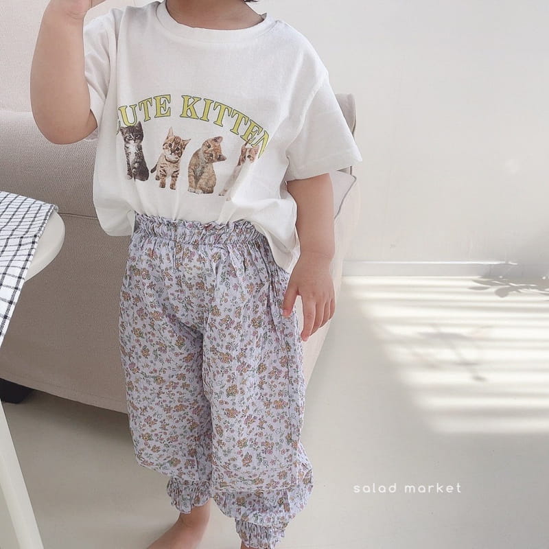 SALAD MARKET - Korean Children Fashion - #Kfashion4kids - Cat Tee - 8