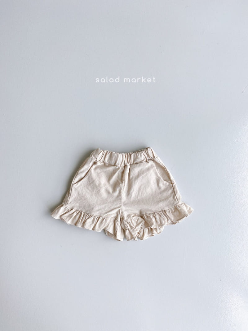 SALAD MARKET - Korean Children Fashion - #Kfashion4kids - Linen Frill Shorts - 11