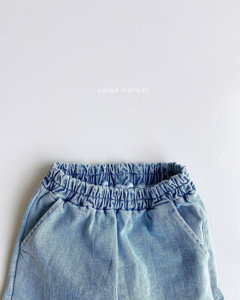 SALAD MARKET - Korean Children Fashion - #Kfashion4kids - Playground Denim Shorts - 9