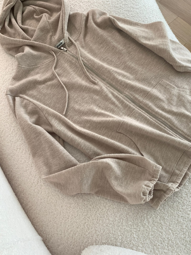 SEASON - Korean Children Fashion - #Kfashion4kids - Linen Hoody zip-up - 2
