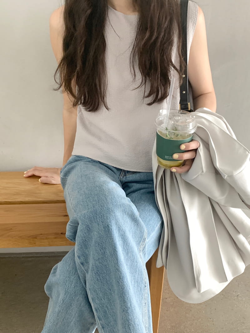SEASON - Korean Children Fashion - #Kfashion4kids - Wrinkle Sleeveless