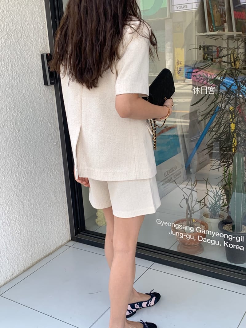 SEASON - Korean Children Fashion - #Kfashion4kids - Tweed Shorts - 2