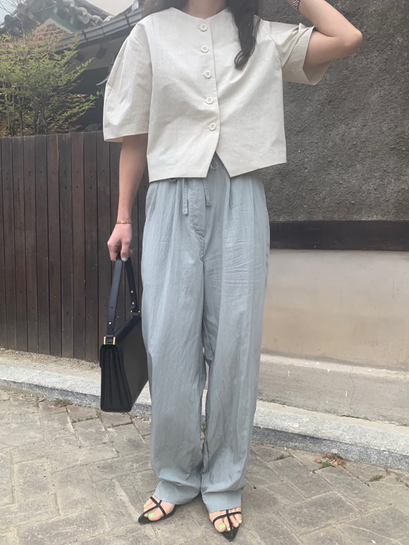 SEASON - Korean Children Fashion - #Kfashion4kids - Plan Puff Blouse