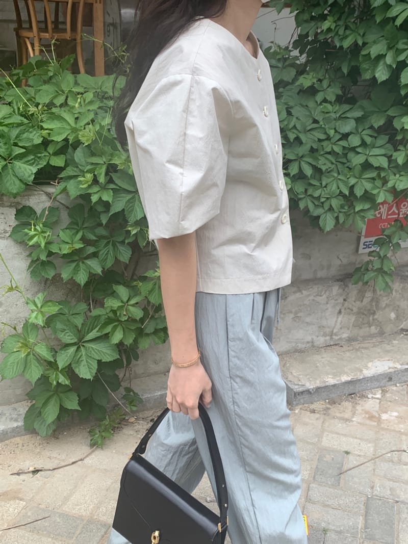SEASON - Korean Children Fashion - #Kfashion4kids - Plan Puff Blouse - 3