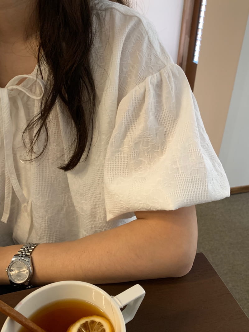 SEASON - Korean Children Fashion - #Kfashion4kids - Neck Shirring Blouse - 3