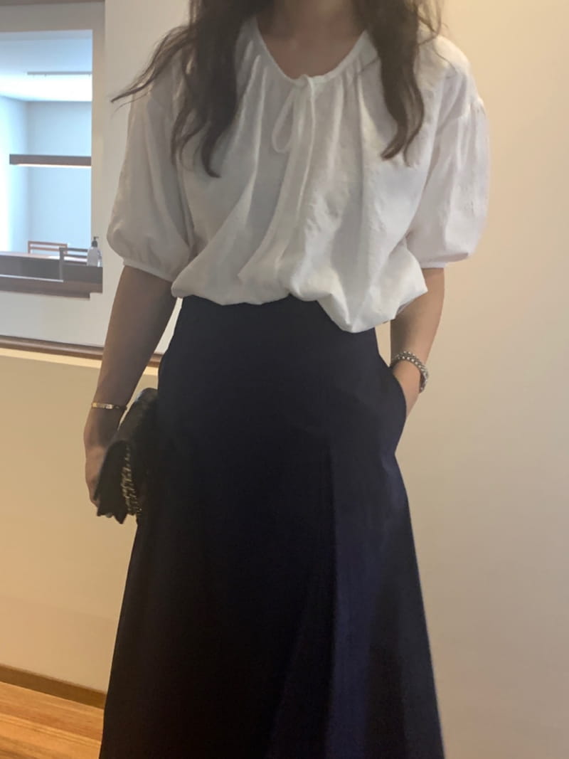SEASON - Korean Children Fashion - #Kfashion4kids - Neck Shirring Blouse - 4