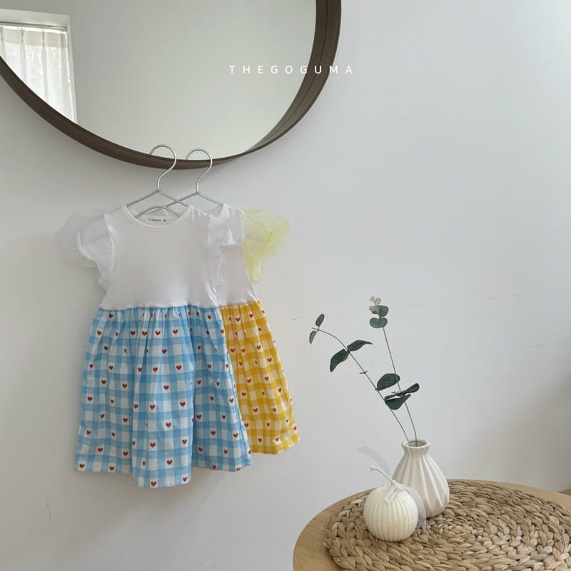 SHINSEAGE KIDS - Korean Children Fashion - #Kfashion4kids - Heart Check One-piece - 10