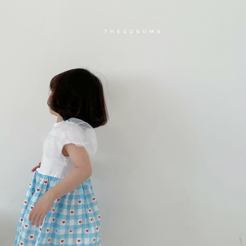 SHINSEAGE KIDS - Korean Children Fashion - #Kfashion4kids - Heart Check One-piece - 3