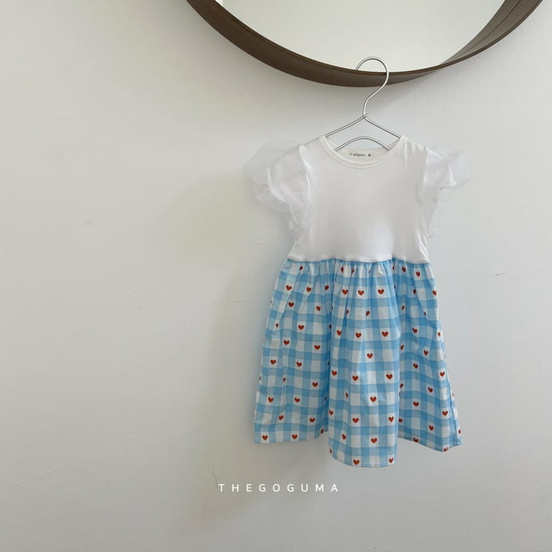 SHINSEAGE KIDS - Korean Children Fashion - #Kfashion4kids - Heart Check One-piece - 4