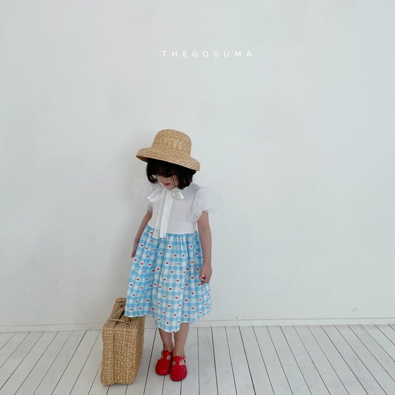 SHINSEAGE KIDS - Korean Children Fashion - #Kfashion4kids - Heart Check One-piece - 7