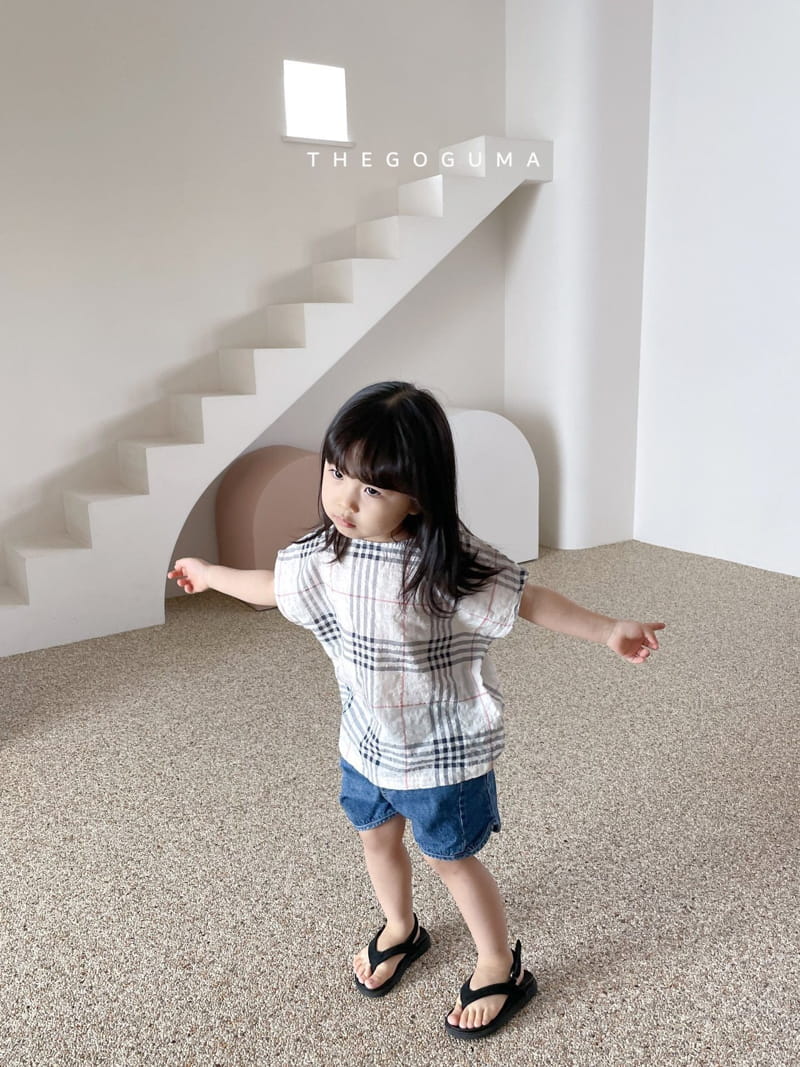 SHINSEAGE KIDS - Korean Children Fashion - #Kfashion4kids - Front Back Check Shirt - 12