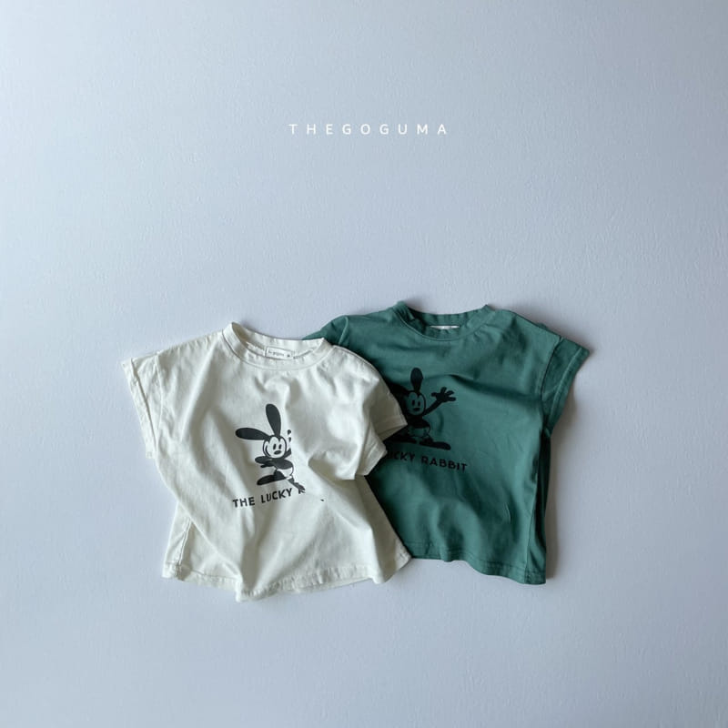 SHINSEAGE KIDS - Korean Children Fashion - #Kfashion4kids - Rabbit Cap Sleeves Tee