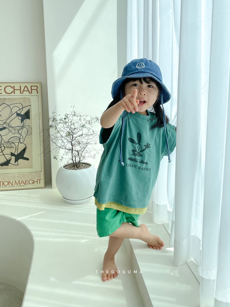 SHINSEAGE KIDS - Korean Children Fashion - #Kfashion4kids - Rabbit Cap Sleeves Tee - 6