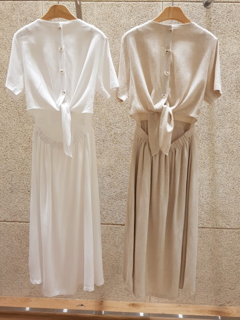 STAY - Korean Children Fashion - #Kfashion4kids - Button Slit One-piece