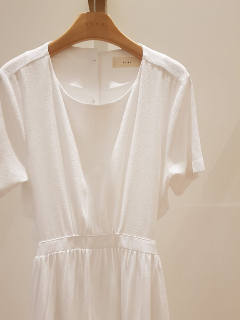 STAY - Korean Children Fashion - #Kfashion4kids - Button Slit One-piece - 2