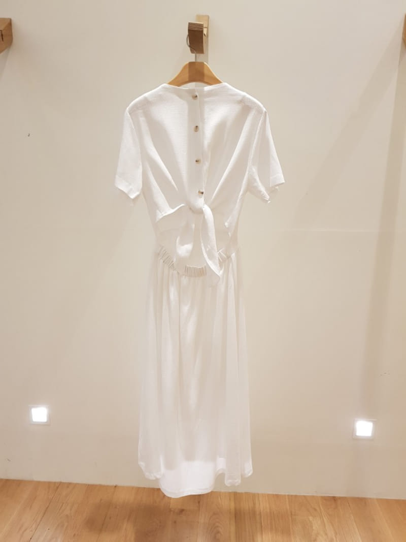 STAY - Korean Children Fashion - #Kfashion4kids - Button Slit One-piece - 4