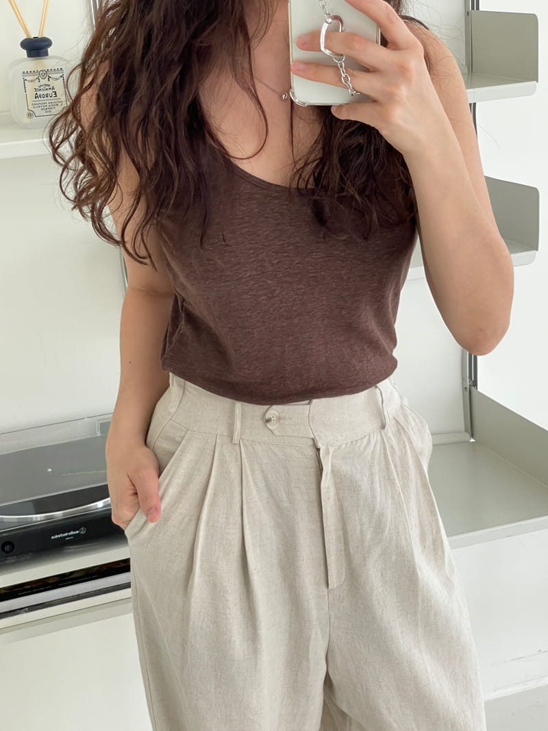 STAY - Korean Children Fashion - #Kfashion4kids - Linen Sleeveless - 2