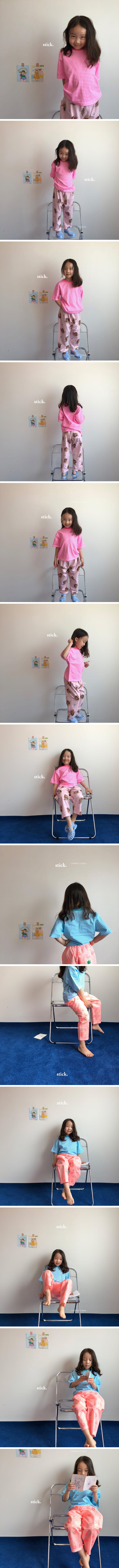 STICK - Korean Children Fashion - #Kfashion4kids - Square Square Tee