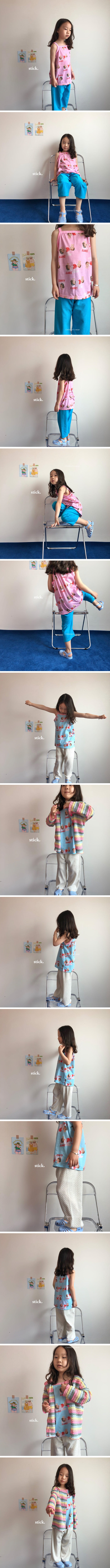 STICK - Korean Children Fashion - #Kfashion4kids - Cherry Sleeveless
