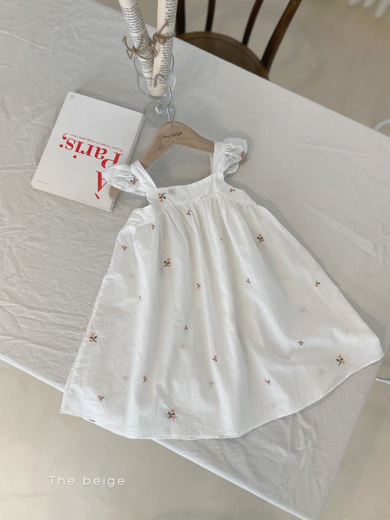 THE BEIGE - Korean Children Fashion - #Kfashion4kids - Embroidery One-piece - 6