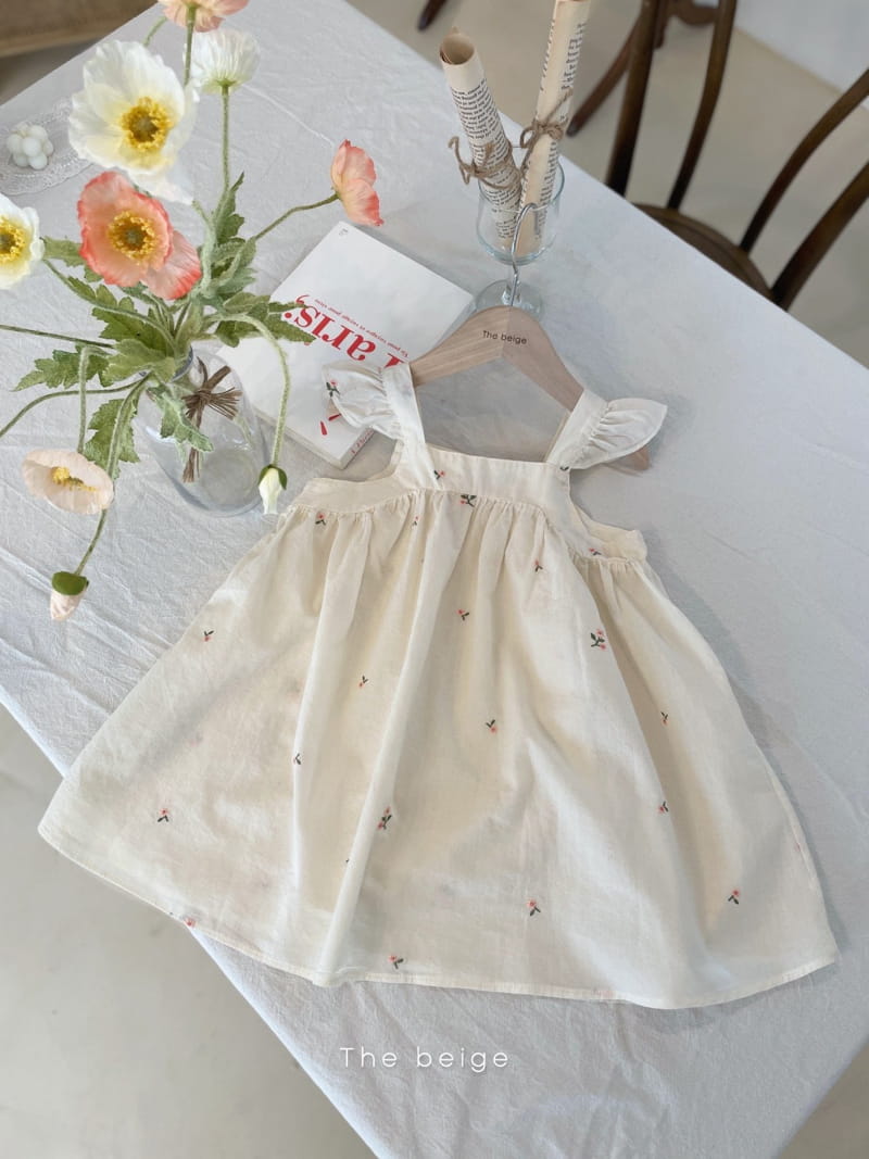 THE BEIGE - Korean Children Fashion - #Kfashion4kids - Embroidery One-piece - 8